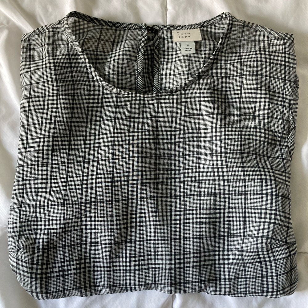 A new day. Sheer dress blouse.